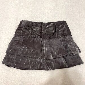 Forever 21 Gunmetal Mini Skirt